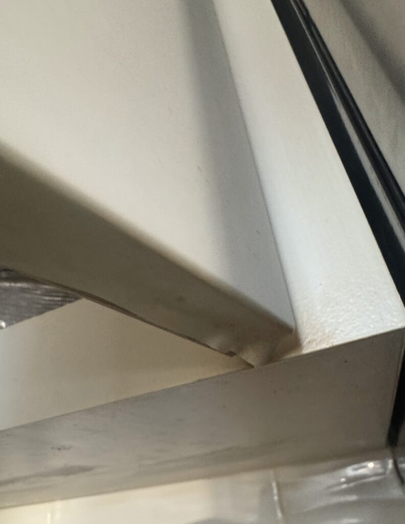 heat damage to a thermofoil door