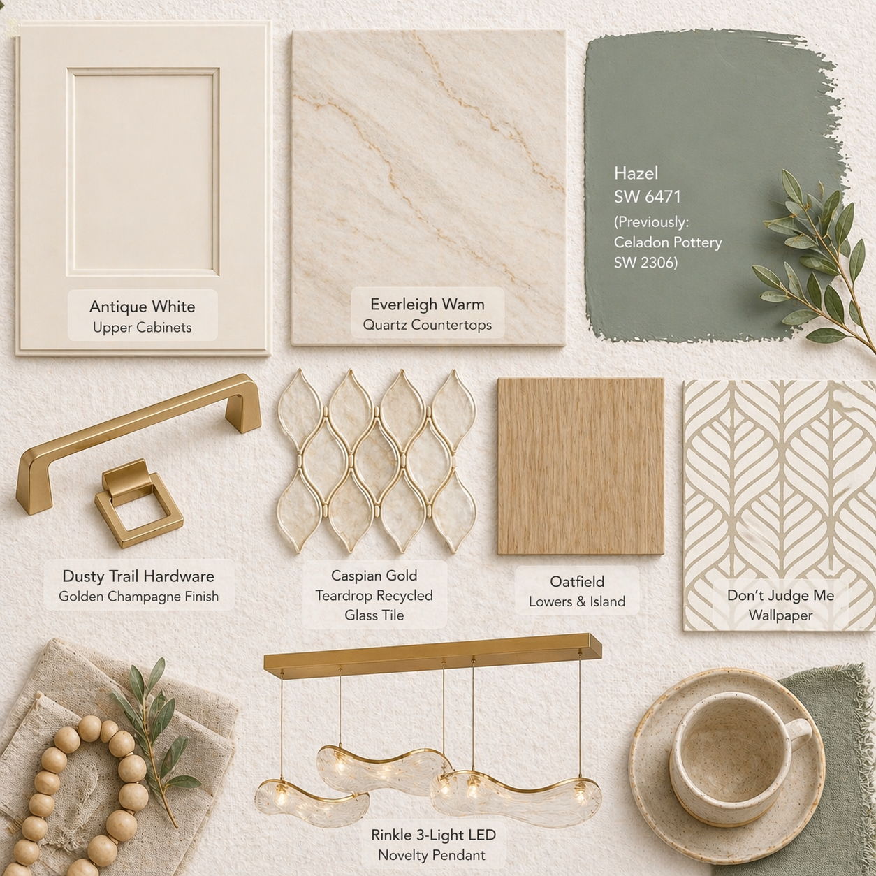 The Refresh Edit Vol. 3: Hazel HGSW 6471 Celadon Green Kitchen