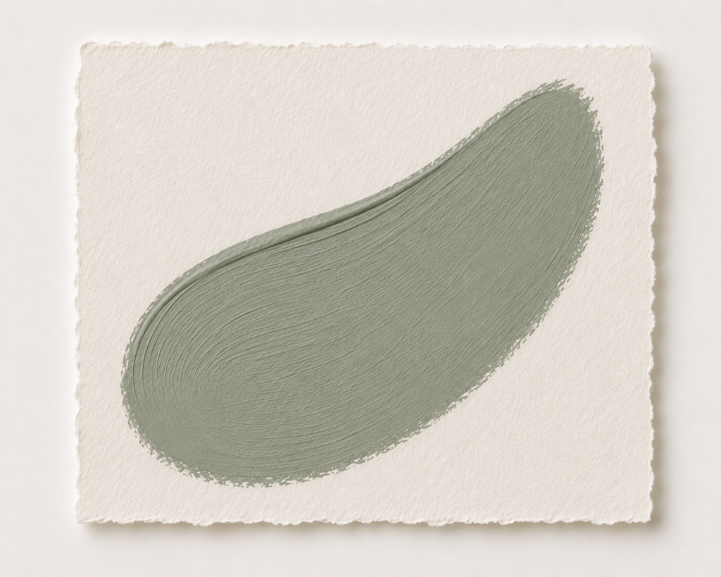Hazel HGSW 6471 paint swatch, a soft celadon green from the HGTV Home by Sherwin-Williams collection